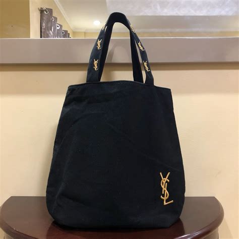 ysl black tote bag|saint laurent tote bag black.